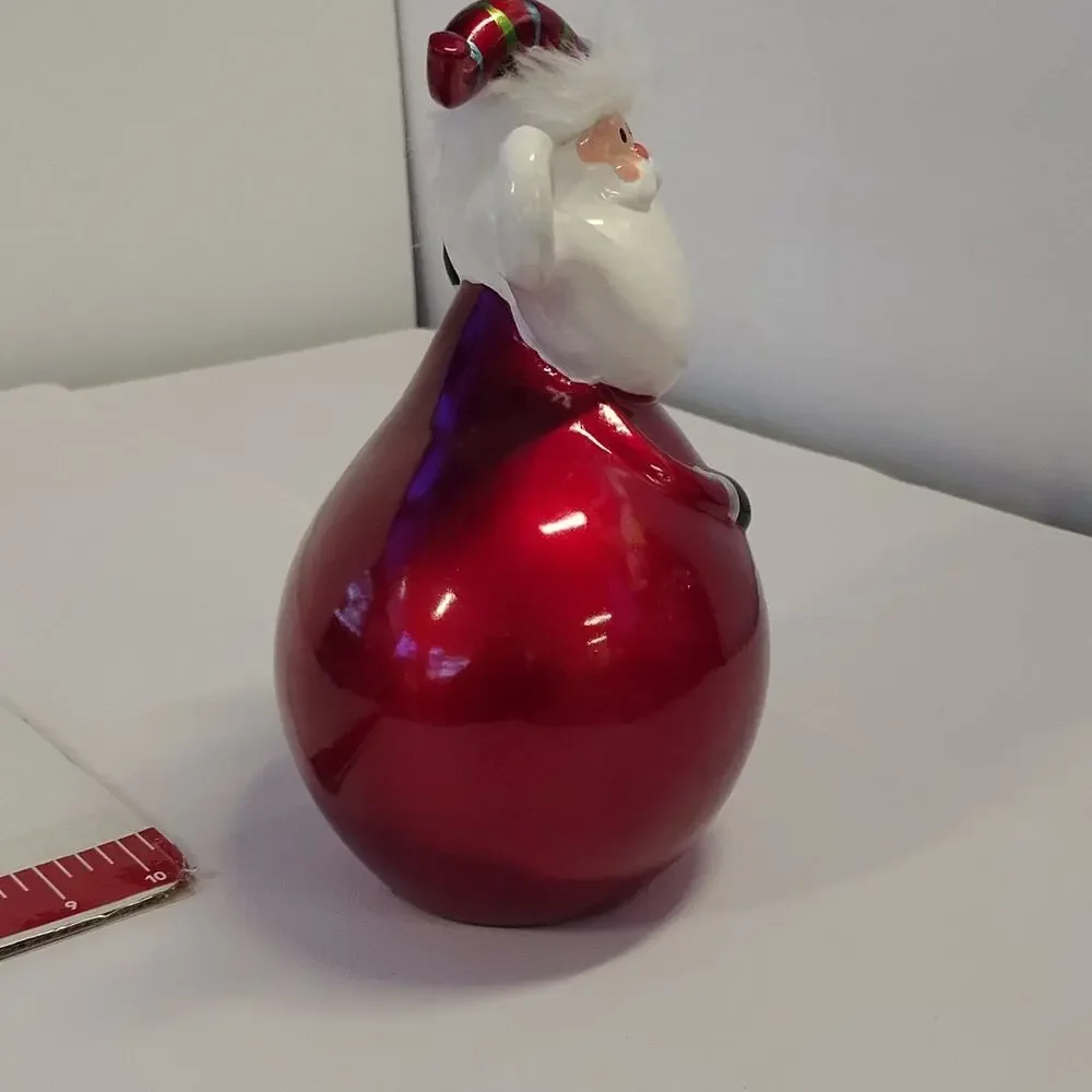 Pier 1 Ceramic Santa Figurine 8